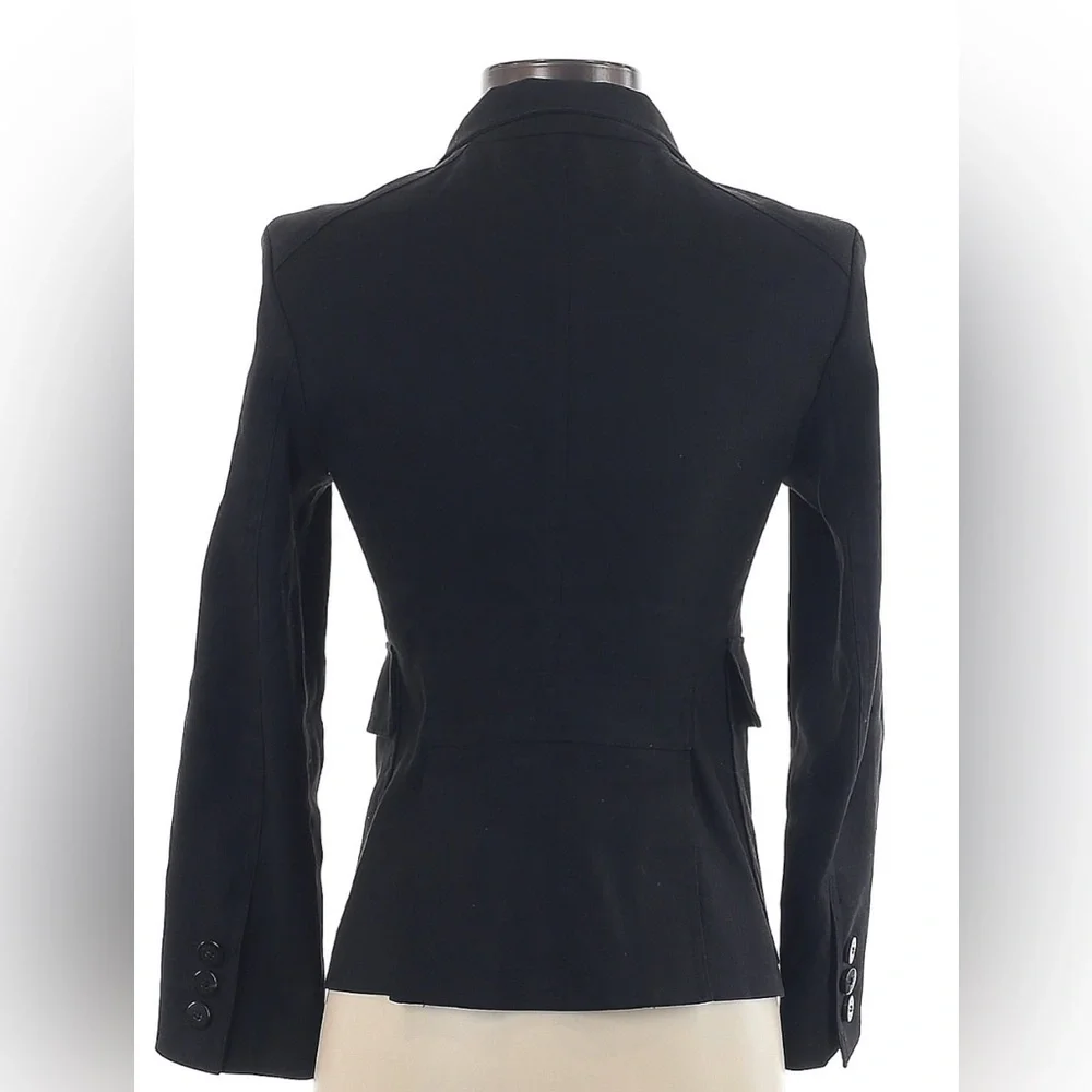 Burberry London Black Silk Cotton Weave Jacket • 4 - Picture 11 of 15